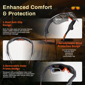 wepmous AI Smart Glasses UV400 polarized lenses block harsh sun