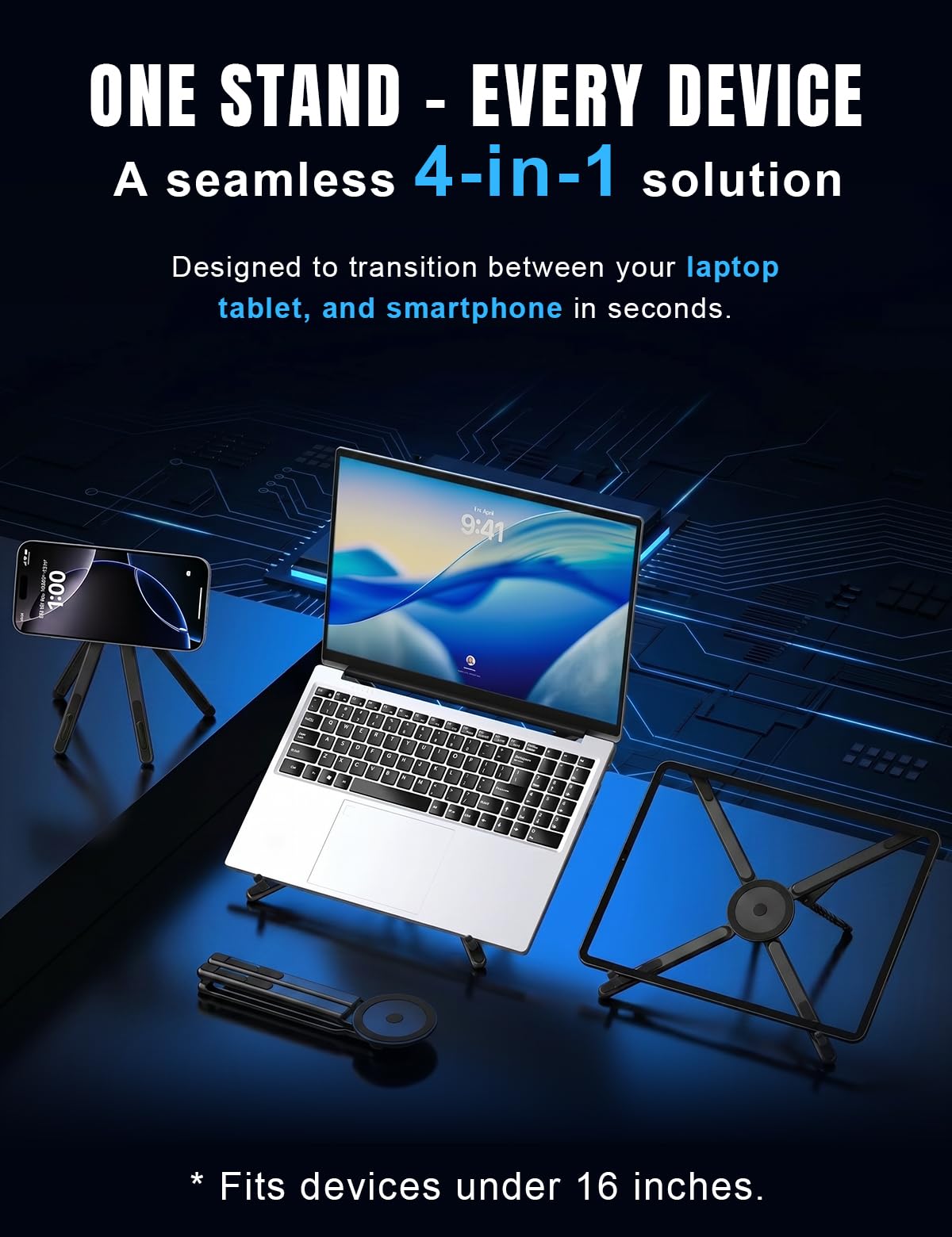 Werfami desktop mount with MagSafe compatibility for instant access