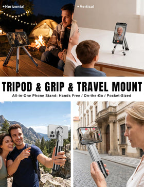 Werfami MagSafe-compatible tripod handle enables stable, versatile filming and shots.