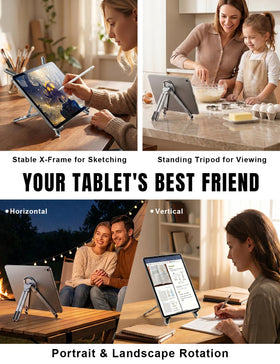 Werfami portable desk mount turns any surface into a productive workspace.