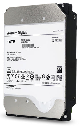 Western Digital Ultrastar DC HC530 internal components visualization.