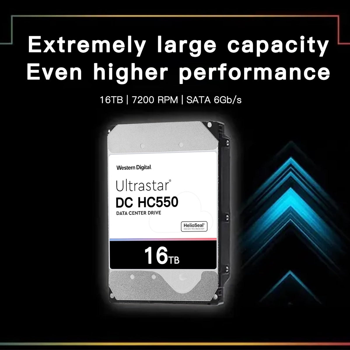Western Digital 512MB cache enhances heavy workload responsiveness.