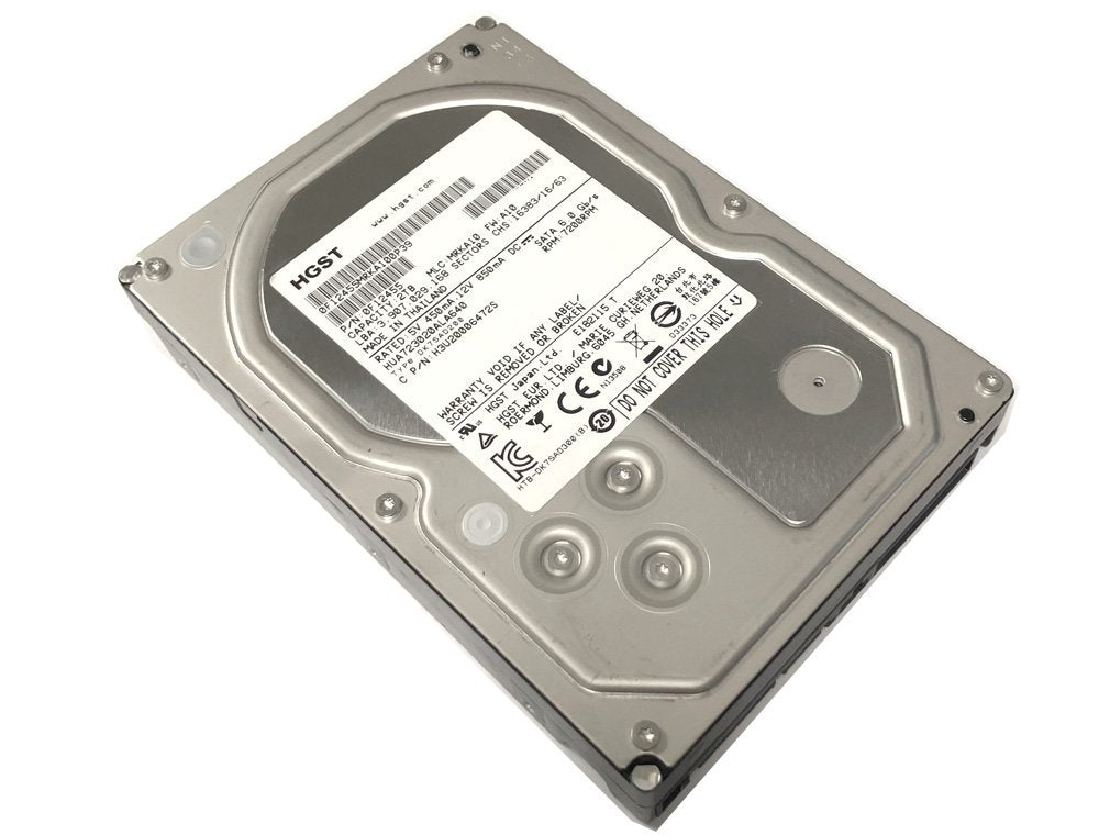 Western Digital Ultrastar 2TB drive top view for enterprise storage reliability