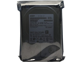 Western Digital HGST Ultrastar 7K6000 4TB label detail showing refurbishment and test status