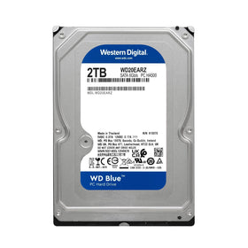WD20EARZ 2TB drive label close-up highlighting energy efficiency and reliability