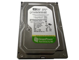 Western Digital WD5000AVDS label closeup highlighting model, capacity and benefits