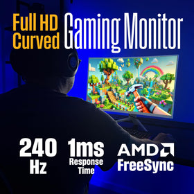 Westinghouse 1500R curved display wraps your view for immersive movie nights and gaming sessions