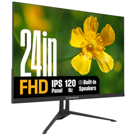 Westinghouse 24in gaming monitor frameless design for immersive setups.