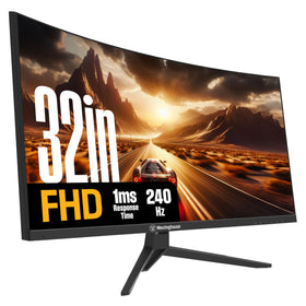 Westinghouse 32-inch curved gaming monitor with 240Hz for ultra-smooth action