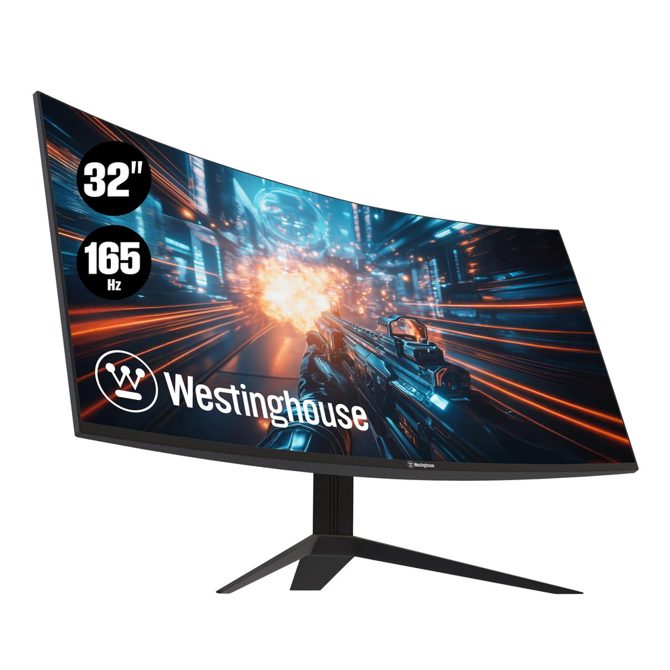 Westinghouse 32-inch curved monitor with immersive curved screen for gaming