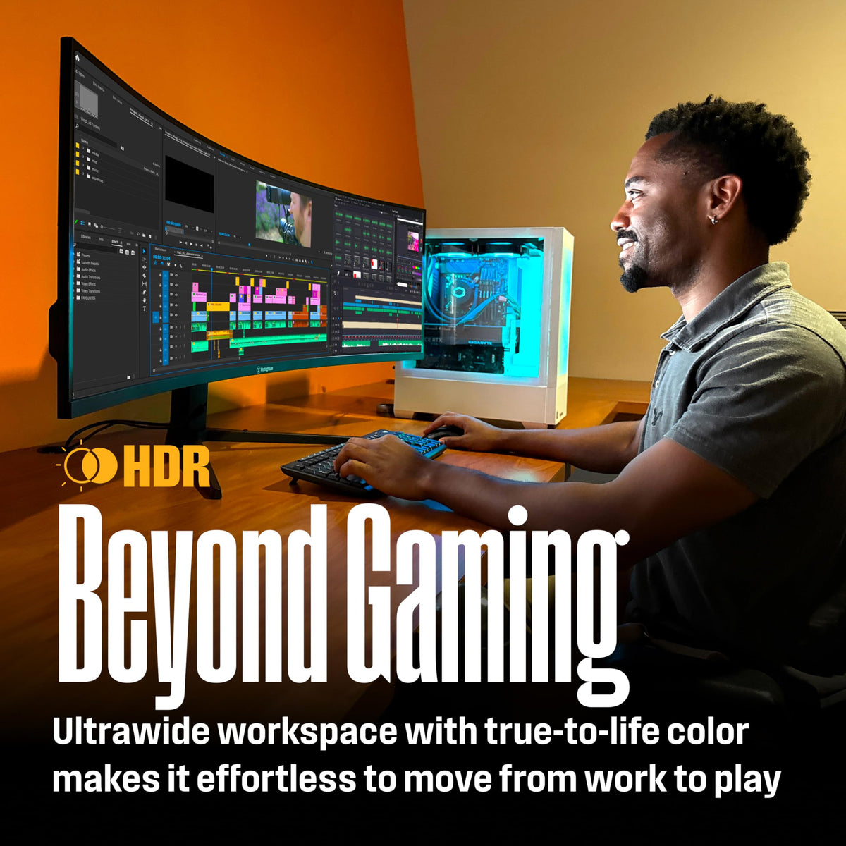 Westinghouse monitor with gaming modes optimized for different genres