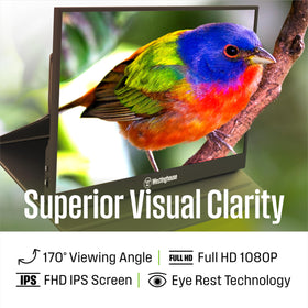 Westinghouse portable monitor with HDR-enabled IPS display delivers vibrant colors.
