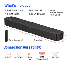 Westinghouse Sound Bar remote sync with TV for seamless control