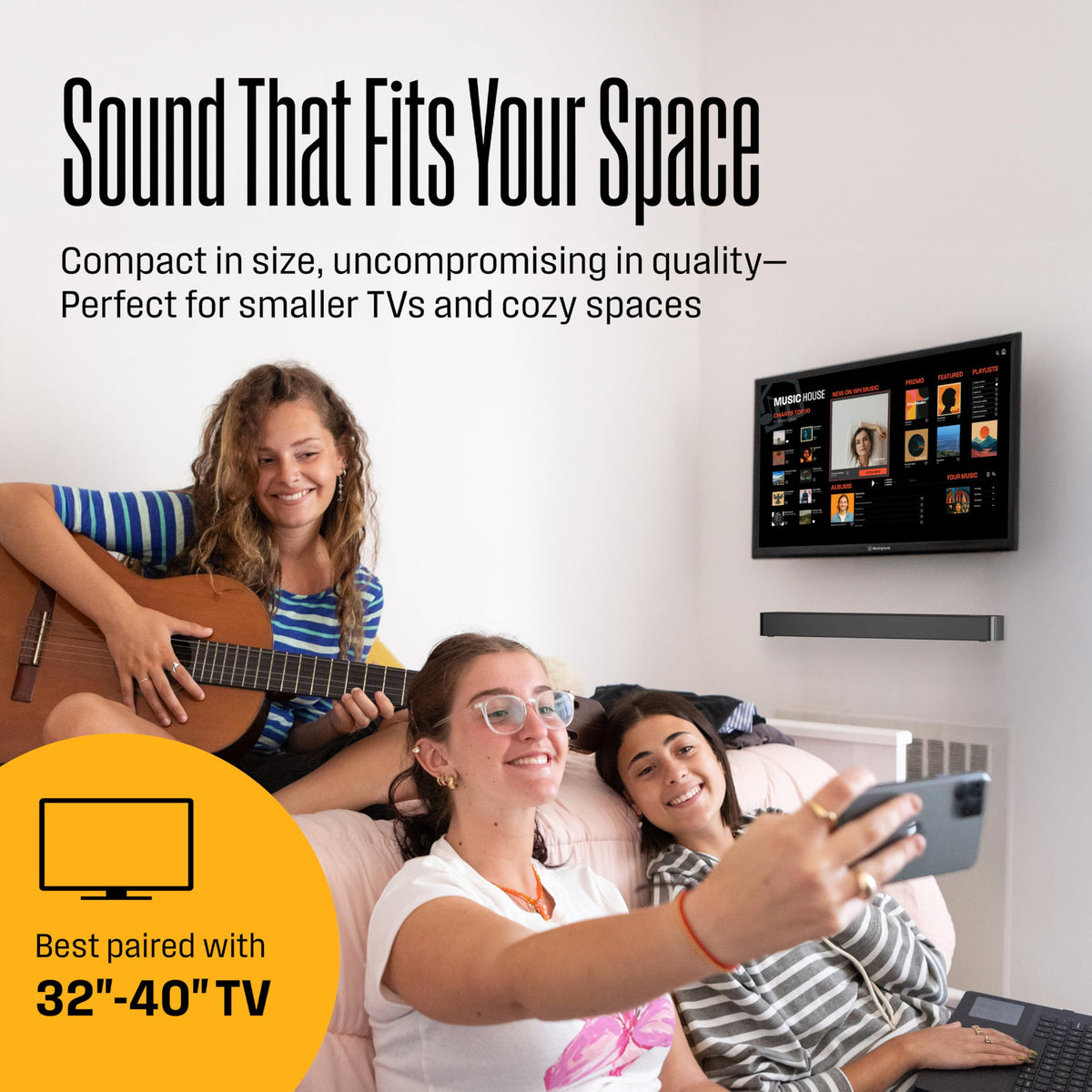 Westinghouse Sound Bar Roku TV Ready enables smooth setup