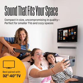 Westinghouse Sound Bar Roku TV Ready enables smooth setup