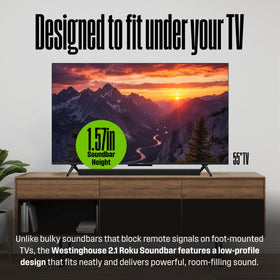 Westinghouse wireless subwoofer enabling flexible placement and deep bass