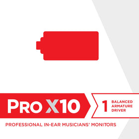 Westone Audio Pro X10 balanced-armature driver delivers detailed highs and smooth mids.