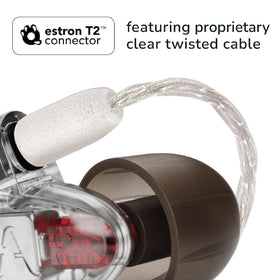 Westone Audio Pro X10 MMCX connector enables secure stage connections.