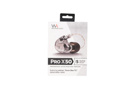 Pro X50 balanced-armature driver close-up reveals detailed sound potential