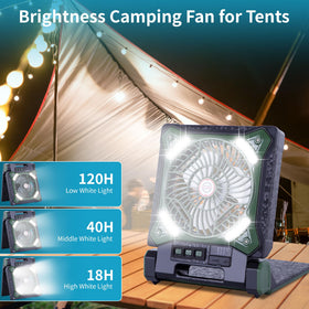 WESTTREE inside tent lifestyle, provides airflow and illumination while camping