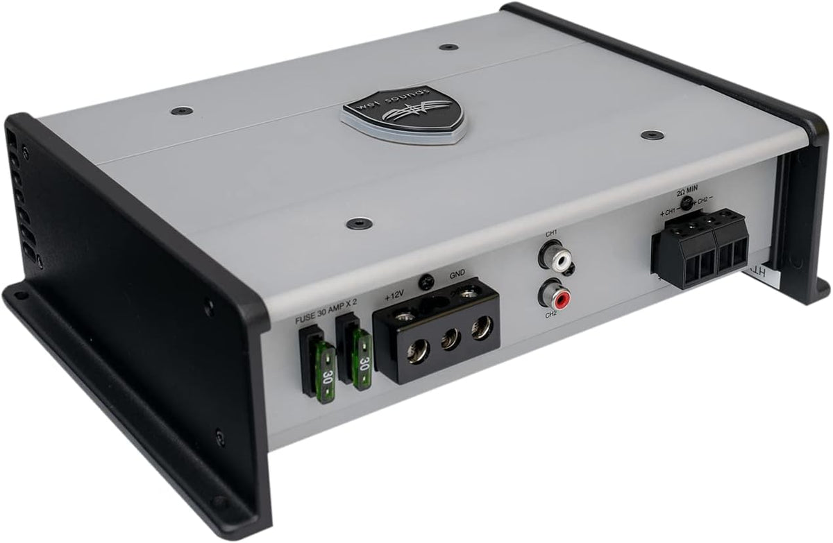 Wet Sounds HTX-2 thermal dissipation design helps maintain consistent performance