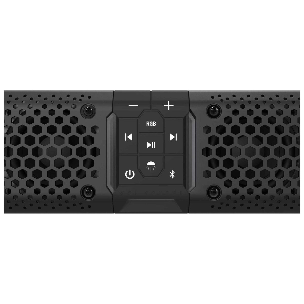 Wet Sounds Stealth XT 6-B remote control for easy adjustments.