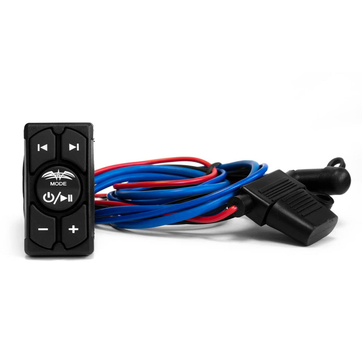 Wet Sounds WW-BT-RS red LED backlight enhances dash visibility.