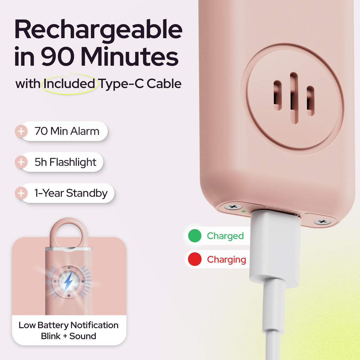 WETEN emergency activation pin allows instant audible alert