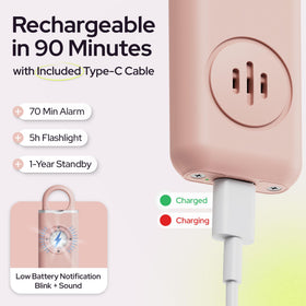 WETEN emergency activation pin allows instant audible alert