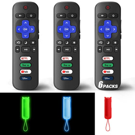 Wevove pack of 3 replacement Roku remotes for reliable home backup
