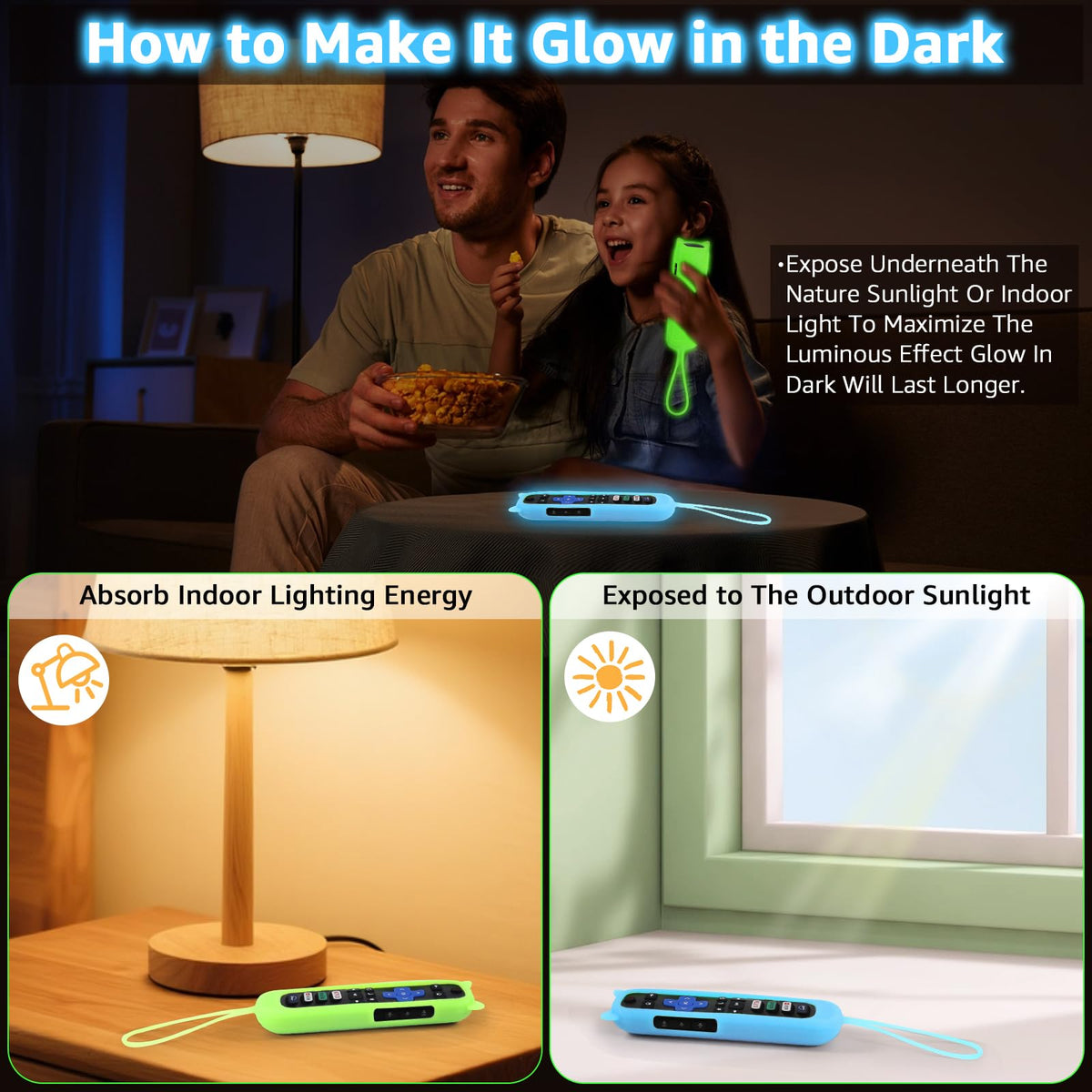 Wevove protective silicone cover guards the remote from dust and slips