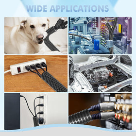 Wevsuipo durable loom resists heat and abrasion for challenging wiring tasks.