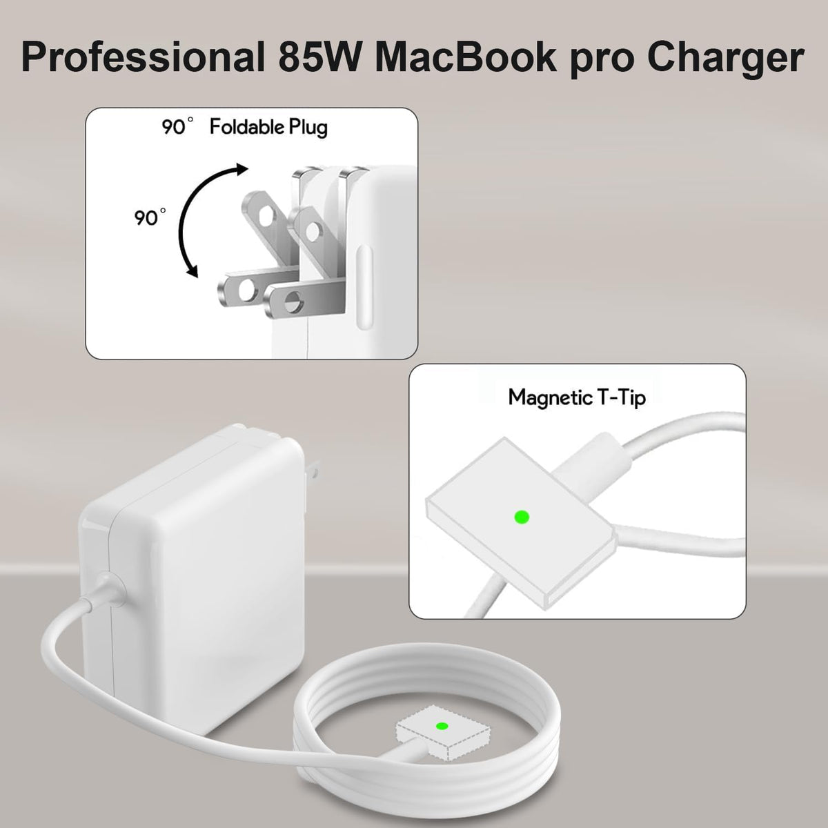 weyooin MacBook charger compatible with 13-17 inch models