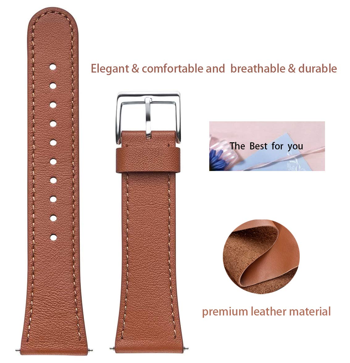 WFEAGL close-up of top-grain leather texture emphasizing soft durable finish