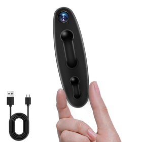 WFULM body camera front view delivering clear 1080p home monitoring.