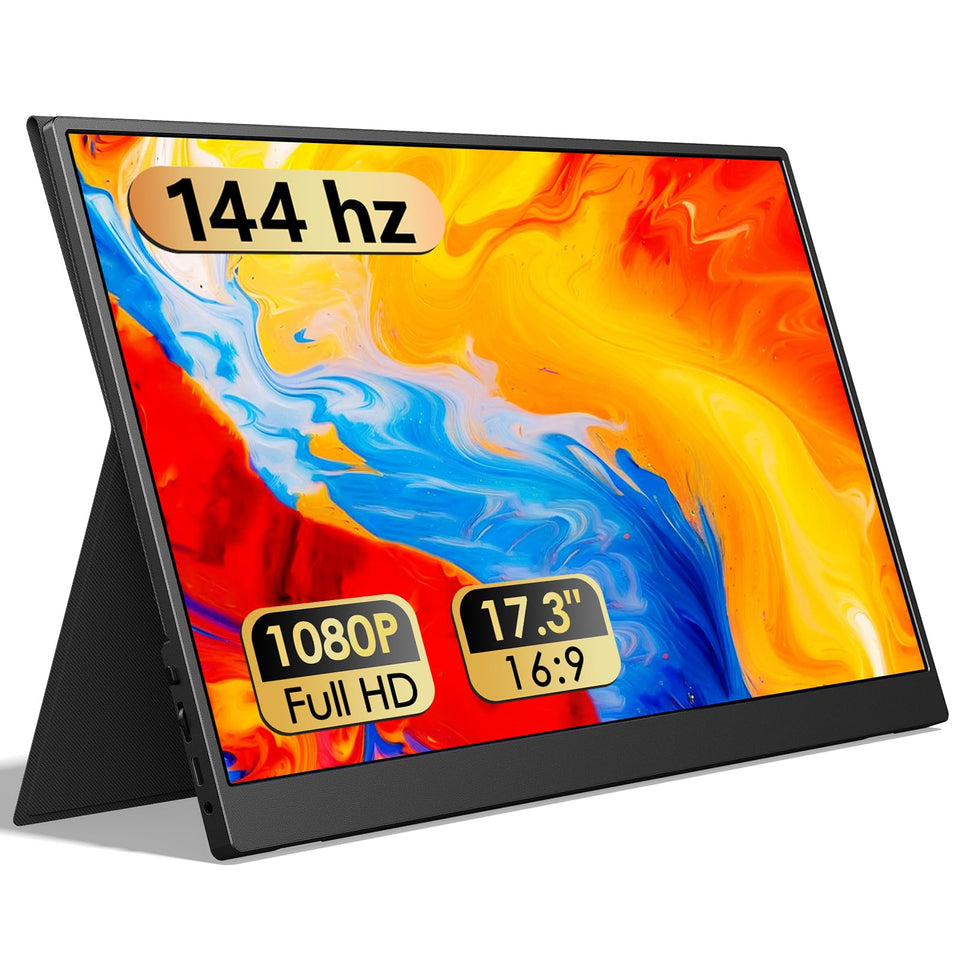 WGK 17.3-inch portable monitor delivers 1080p clarity for on-the-go use