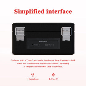 WhatPlus CD Player with Bluetooth Speaker Bluetooth status indicator helps quick pairing.