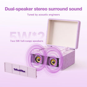 WhatPlus CD Player with Bluetooth streams wirelessly from your phone.