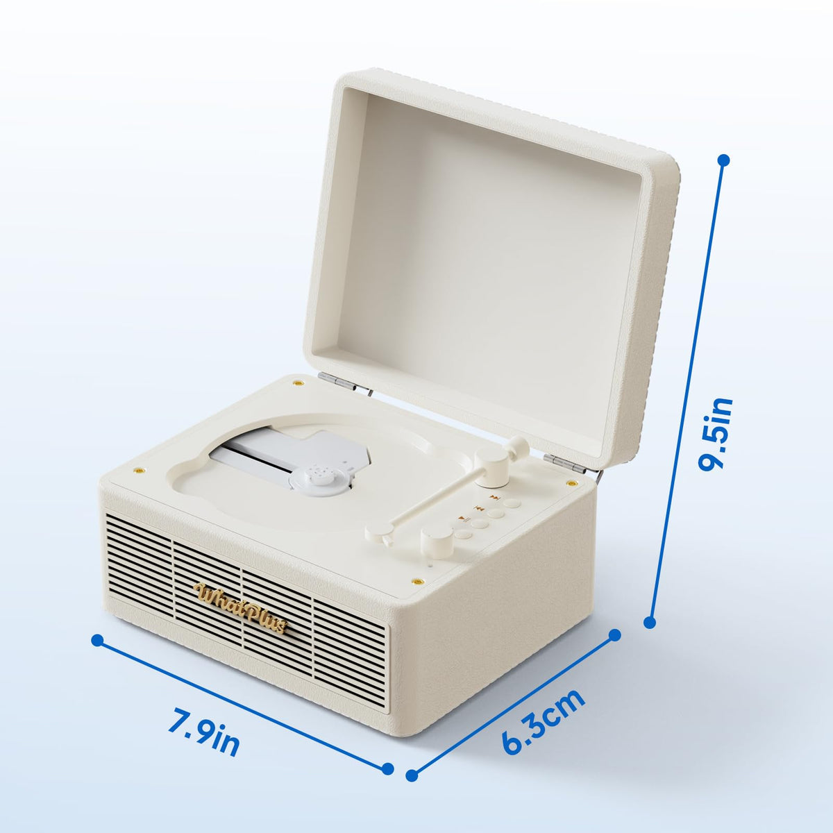 WhatPlus CD Player gift-ready packaging makes a perfect present for music lovers.