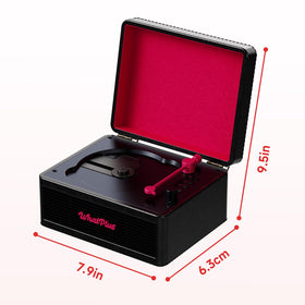 WhatPlus CD Player with Bluetooth Speaker gift-ready packaging appeals to music lovers.