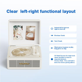 WhatPlus CD Player LED indicators show wireless status at a glance.