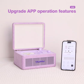 WhatPlus CD Player top panel display showcases photos while you enjoy music.