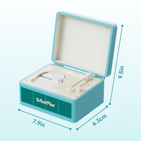 WhatPlus photo-card display panel: rotate memories while enjoying tracks.