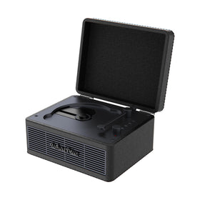 WhatPlus portable CD player with Bluetooth 5.2, front view shows portable, stylish travel-ready design