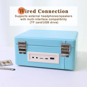 WhatPlus portable CD player supporting Bluetooth 5.2 for wireless streaming