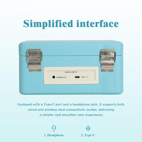 WhatPlus retro-design desktop unit: blends with interiors and makes a thoughtful gift.