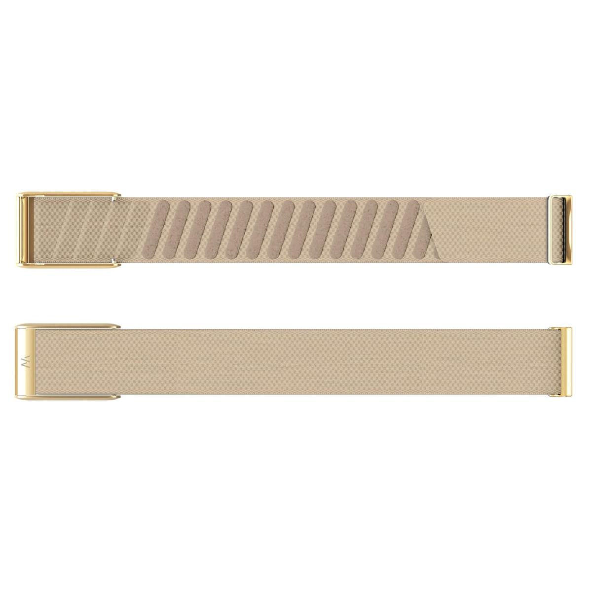 WHOOP 5.0 SuperKnit Luxe band closeup highlights soft knit comfort for all-day wear