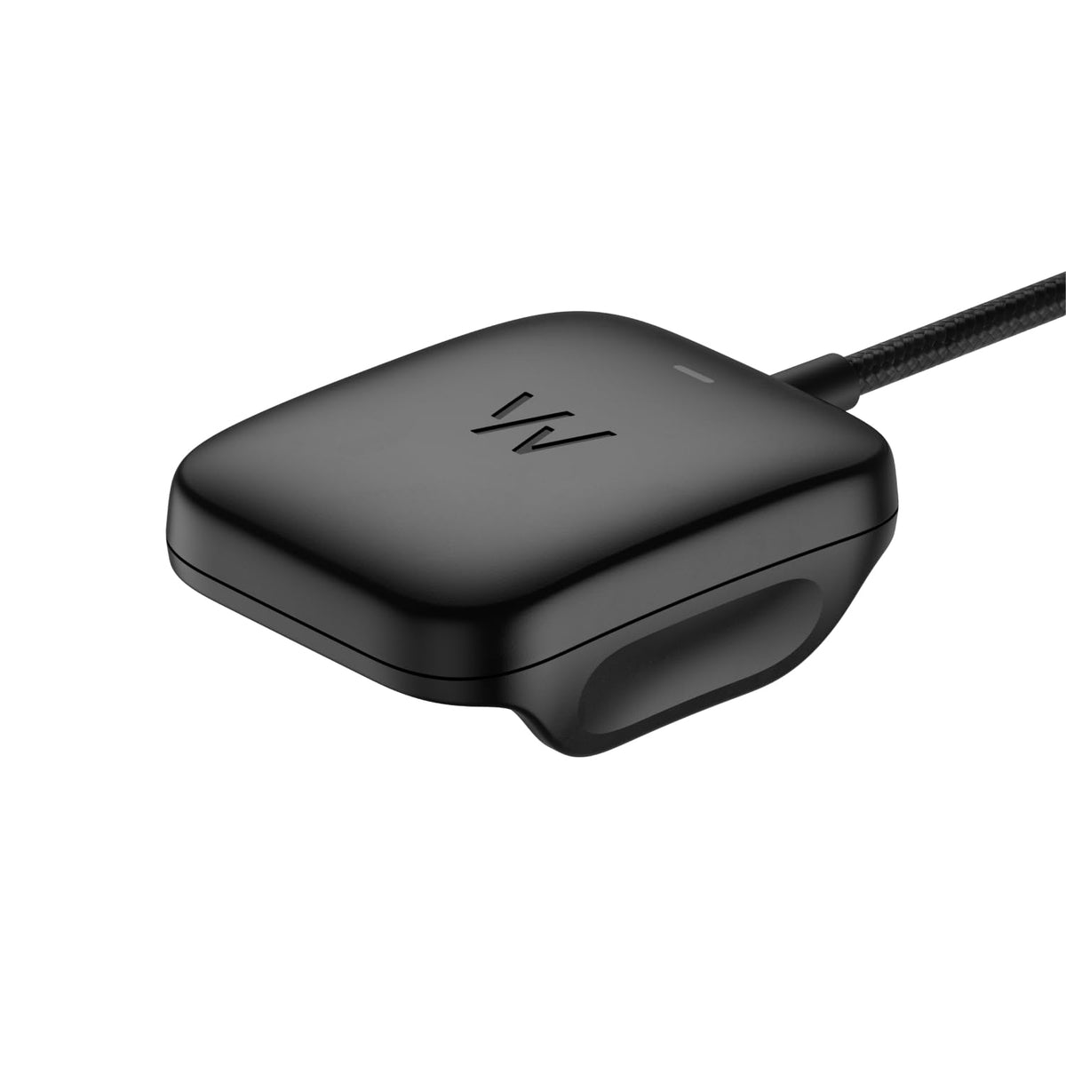 WHOOP USB-C connector close-up showing universal power compatibility benefit