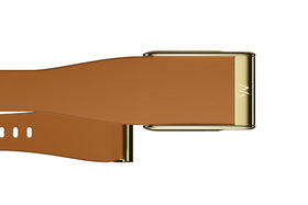 Small size option shown on wrist for a snug, refined fit.