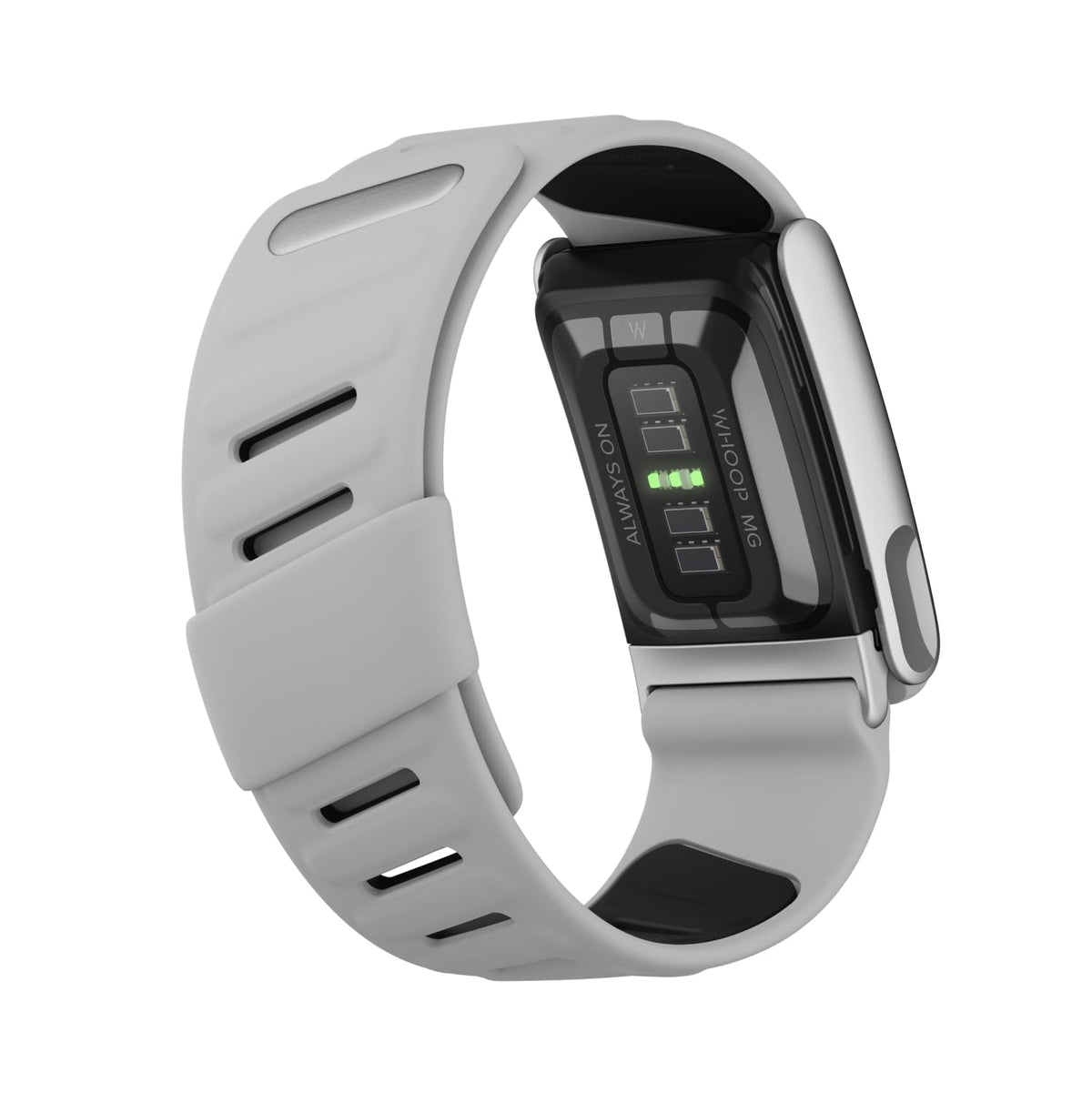 WHOOP MG SportFlex adjustable closure provides a secure fit during tough workouts.